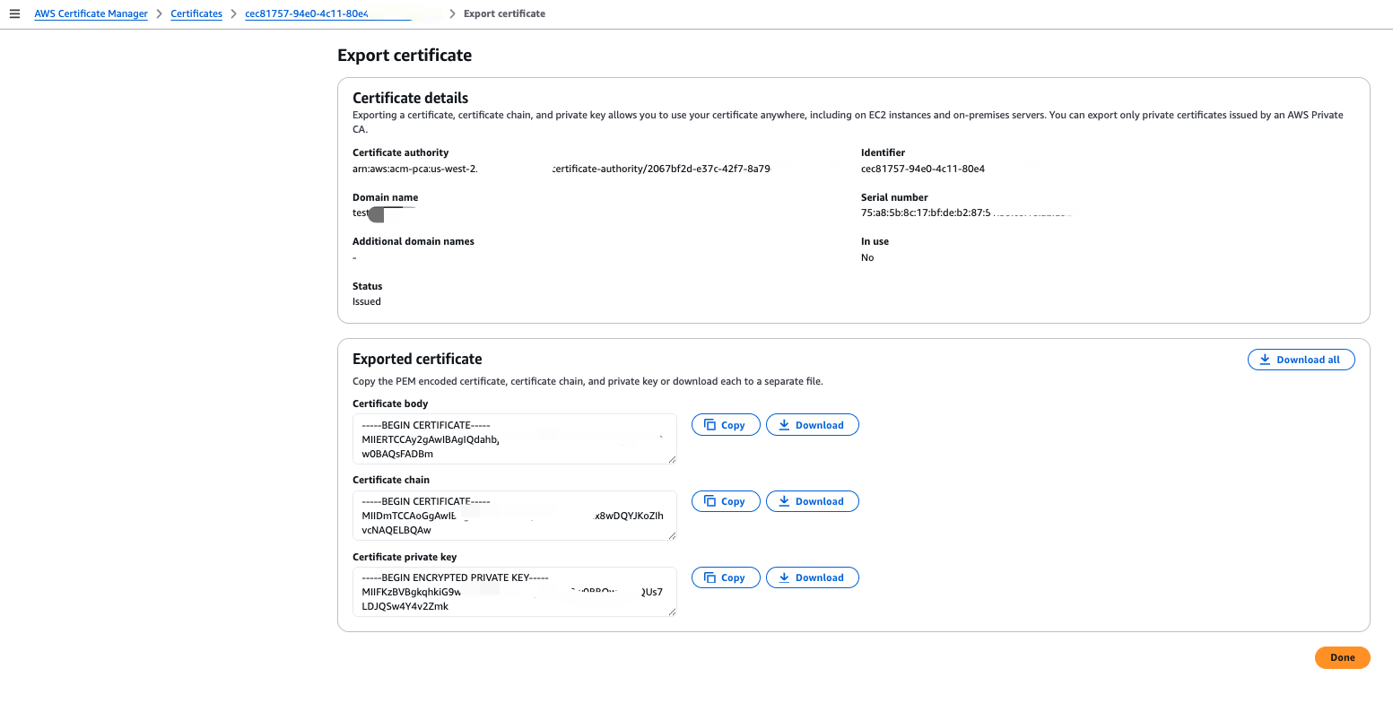 download certificate