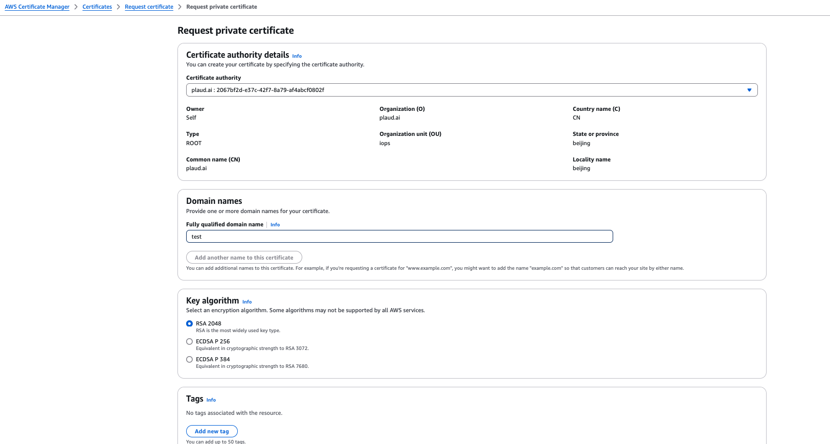 request certificate-1