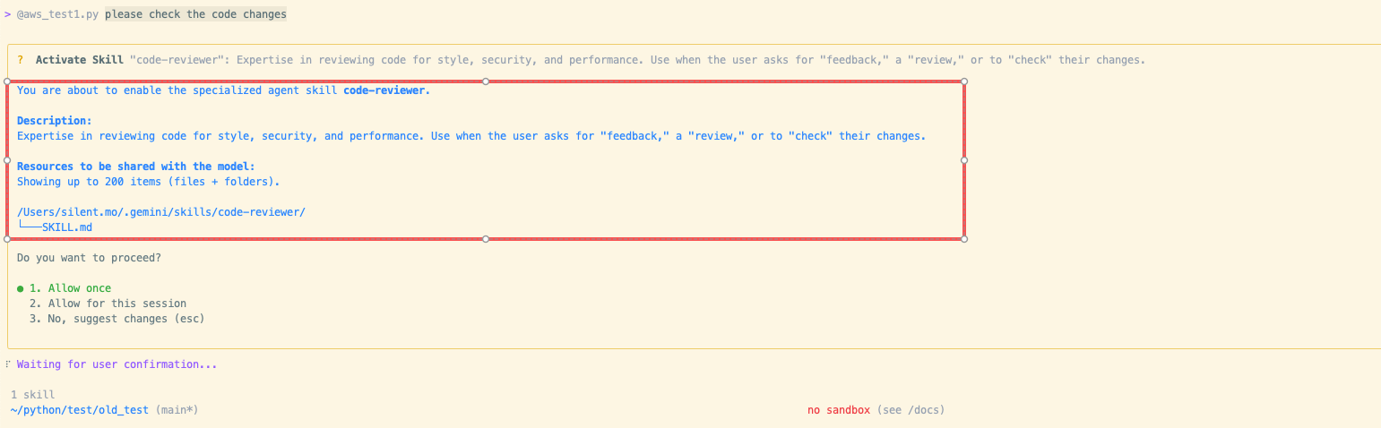 gemini skills discovery