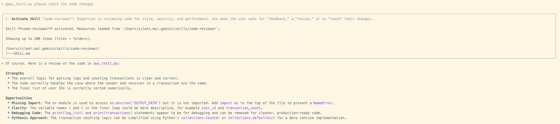gemini skills discovery